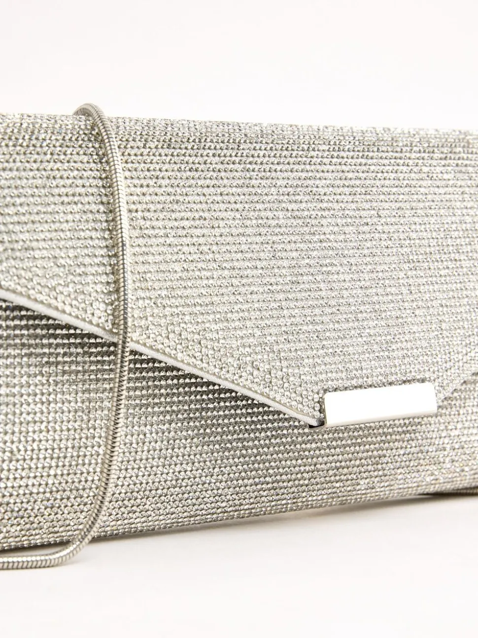 Silver Hotfix - Lipsy Clutch Bag