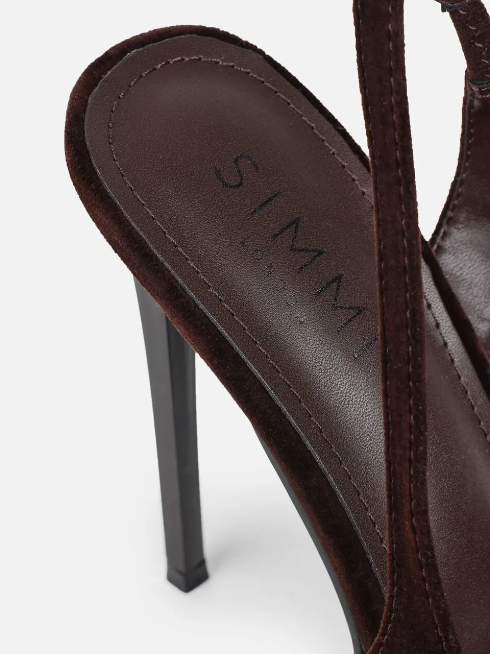 Simmi London Torrez Bow Detail Peep Toe Heeled Sandals