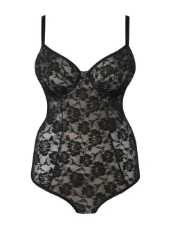 Simply Be Magisculpt Light Control Black Lace Bodyshaper