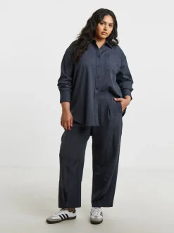 Simply Be Oversized Pinstripe Shirt