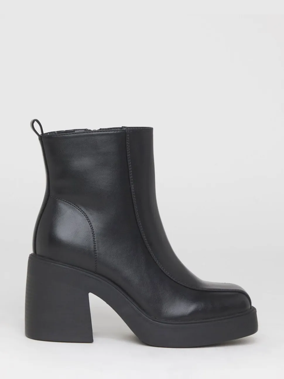 Simply Be Platform Square Toe Ankle Boots