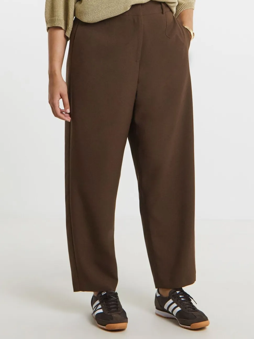 Simply Be Tailored Barrel Leg Trouser
