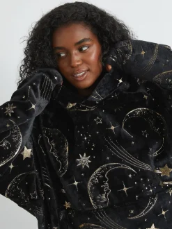 Skinnydip Celestial Gold Blanket Hoodie