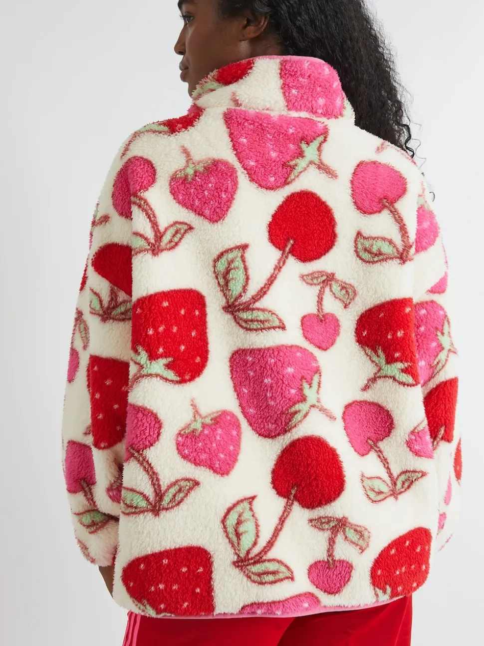 Skinnydip Cherry and Strawberry Longline Fleece