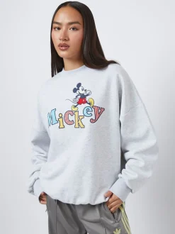 Skinnydip Disney Mickey Gingham Sweatshirt