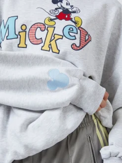 Skinnydip Disney Mickey Gingham Sweatshirt
