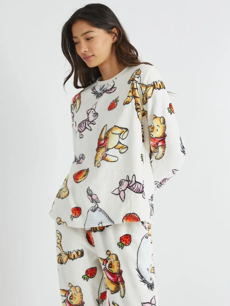 Skinnydip Disney Winnie The Pooh Fleece Pyjamas Set