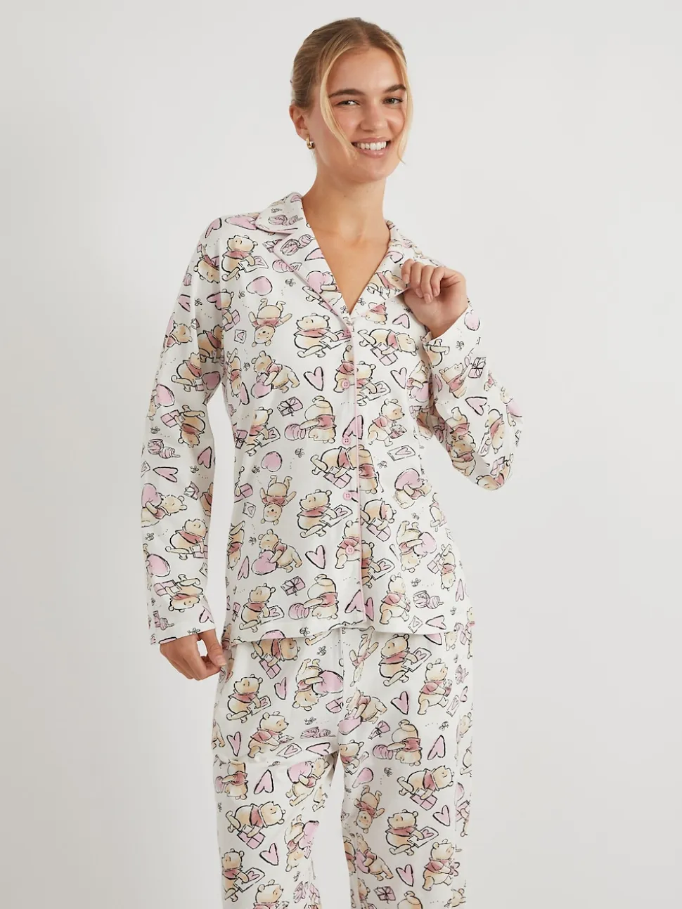 Skinnydip Disney Winnie The Pooh Love Pyjamas Set