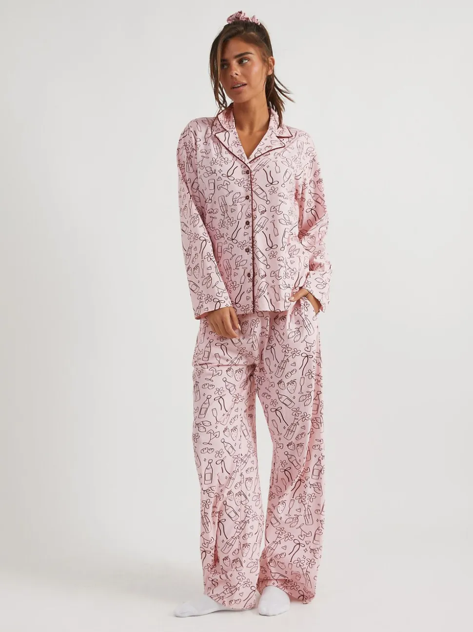 Skinnydip Girl Dinner Pyjamas Set