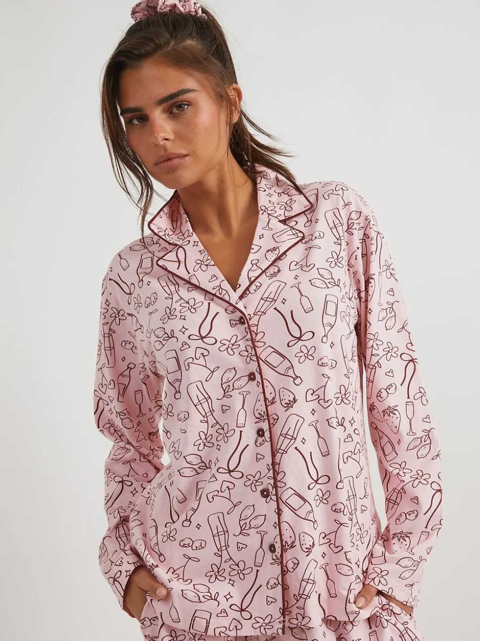 Skinnydip Girl Dinner Pyjamas Set