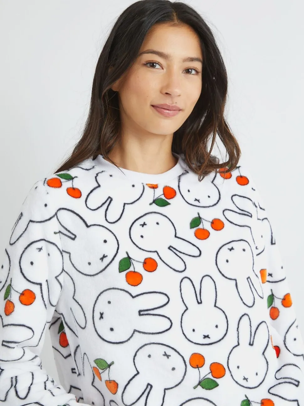 Skinnydip Miffy x Cherry Fleece Pyjamas Set
