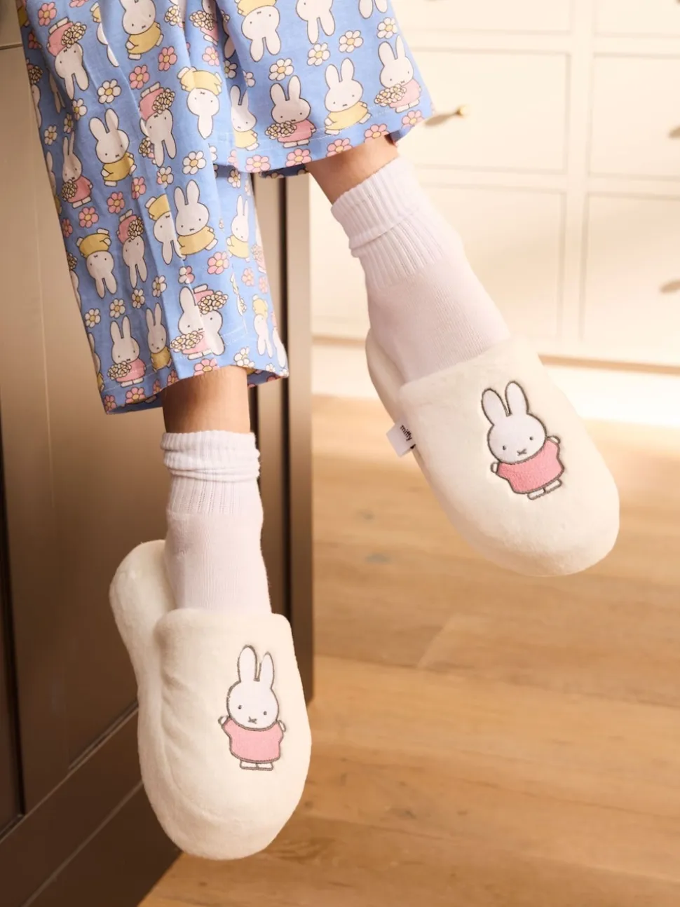 Skinnydip Miffy x Pink Dress Slippers