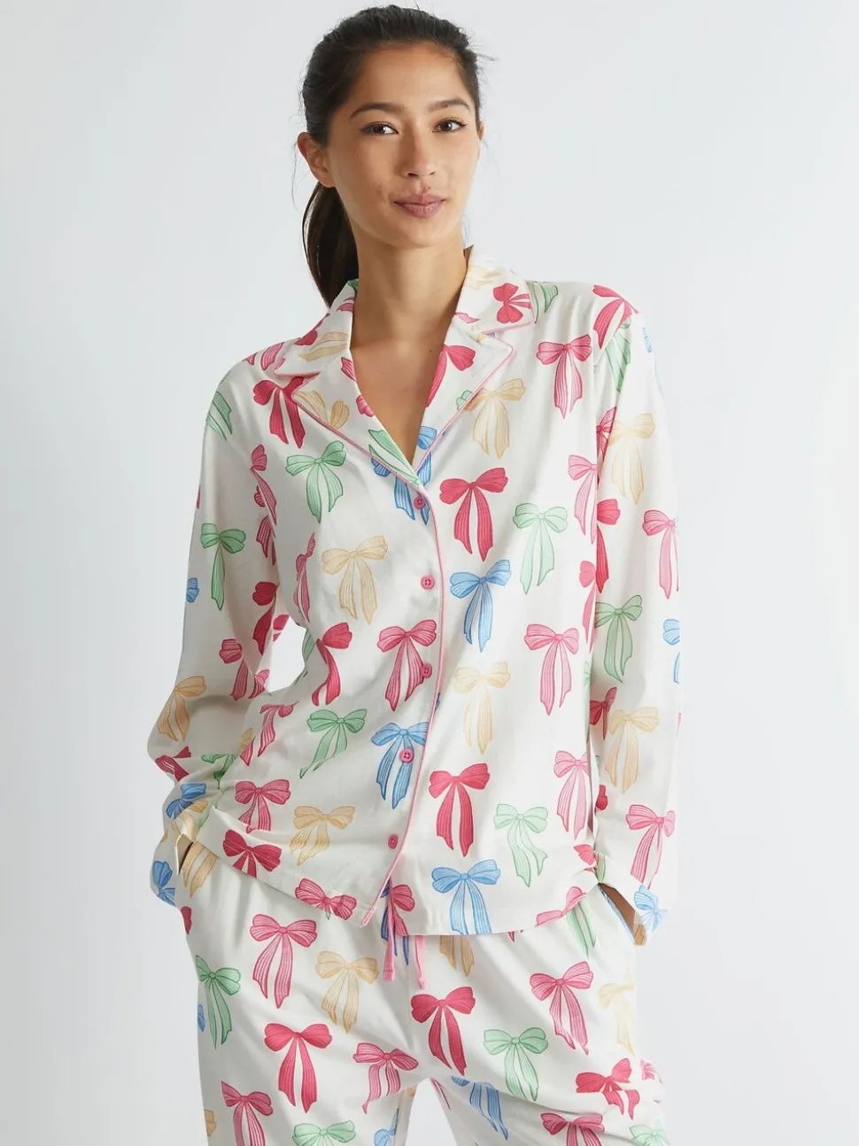 Skinnydip Multicolour Bow Pyjama Set
