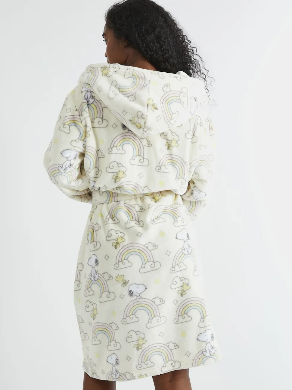 Skinnydip Peanuts x Skinnydip Snoopy Rainbow Print Dressing Robe