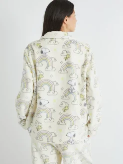 Skinnydip Peanuts x Skinnydip Snoopy Rainbow Fleece Pyjamas Set