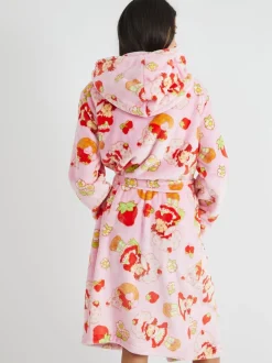 Skinnydip Strawberry Shortcake x Skinnydip Pink Dressing Robe