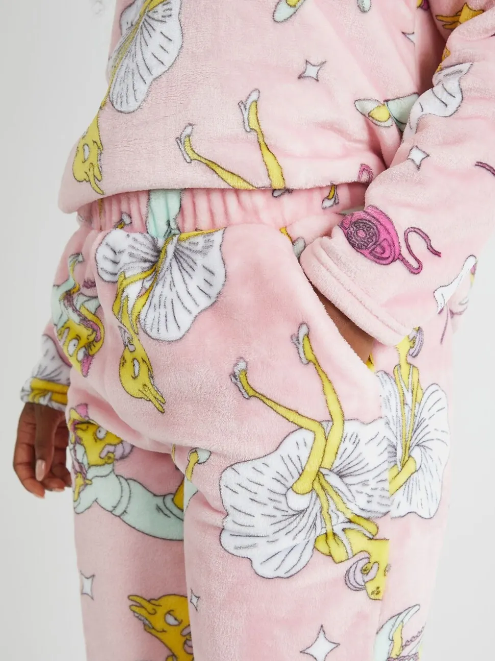 Skinnydip The Simpsons x Skinnydip Mr Burns Fleece Pyjamas Set