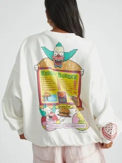 Skinnydip The Simpsons x Krusty Burger Sweatshirt