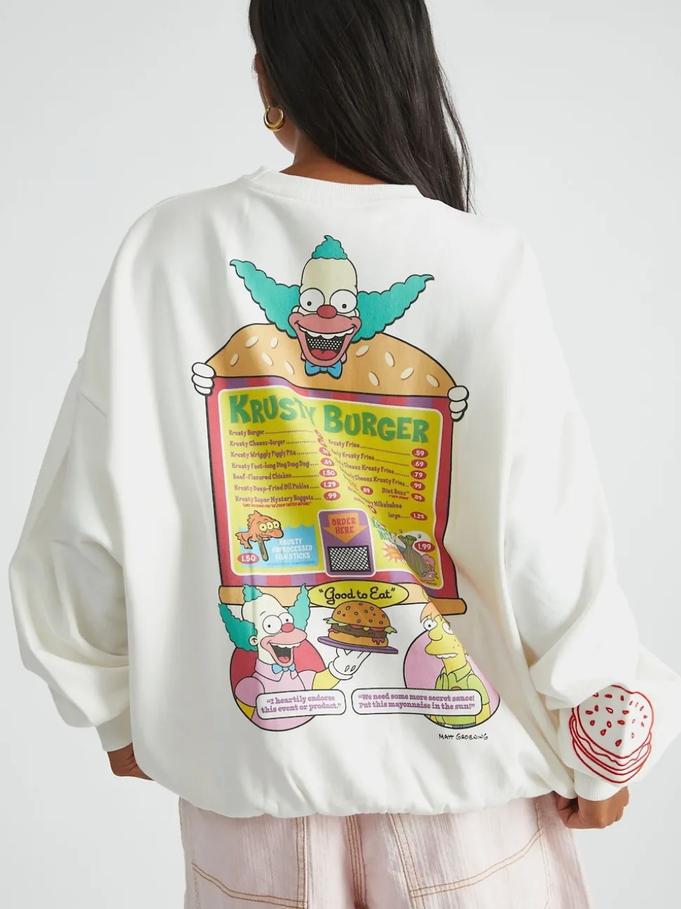 Skinnydip The Simpsons x Krusty Burger Sweatshirt