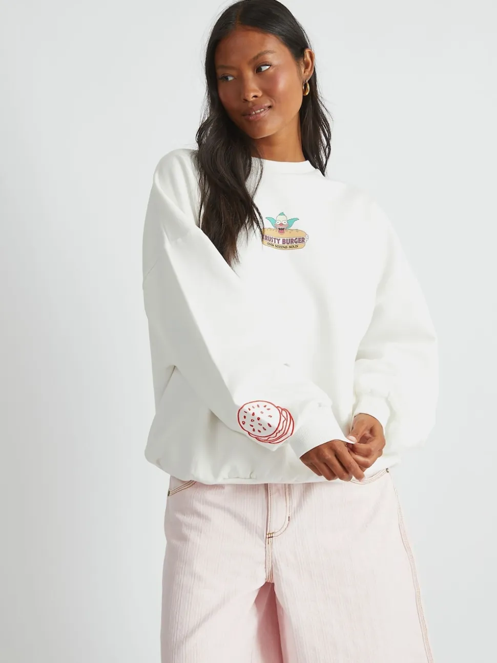 Skinnydip The Simpsons x Krusty Burger Sweatshirt