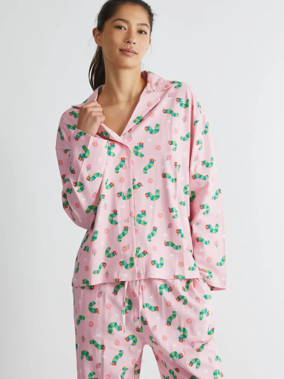 Skinnydip The Very Hungry Caterpillar x Skinnydip Pyjama Set in Pink