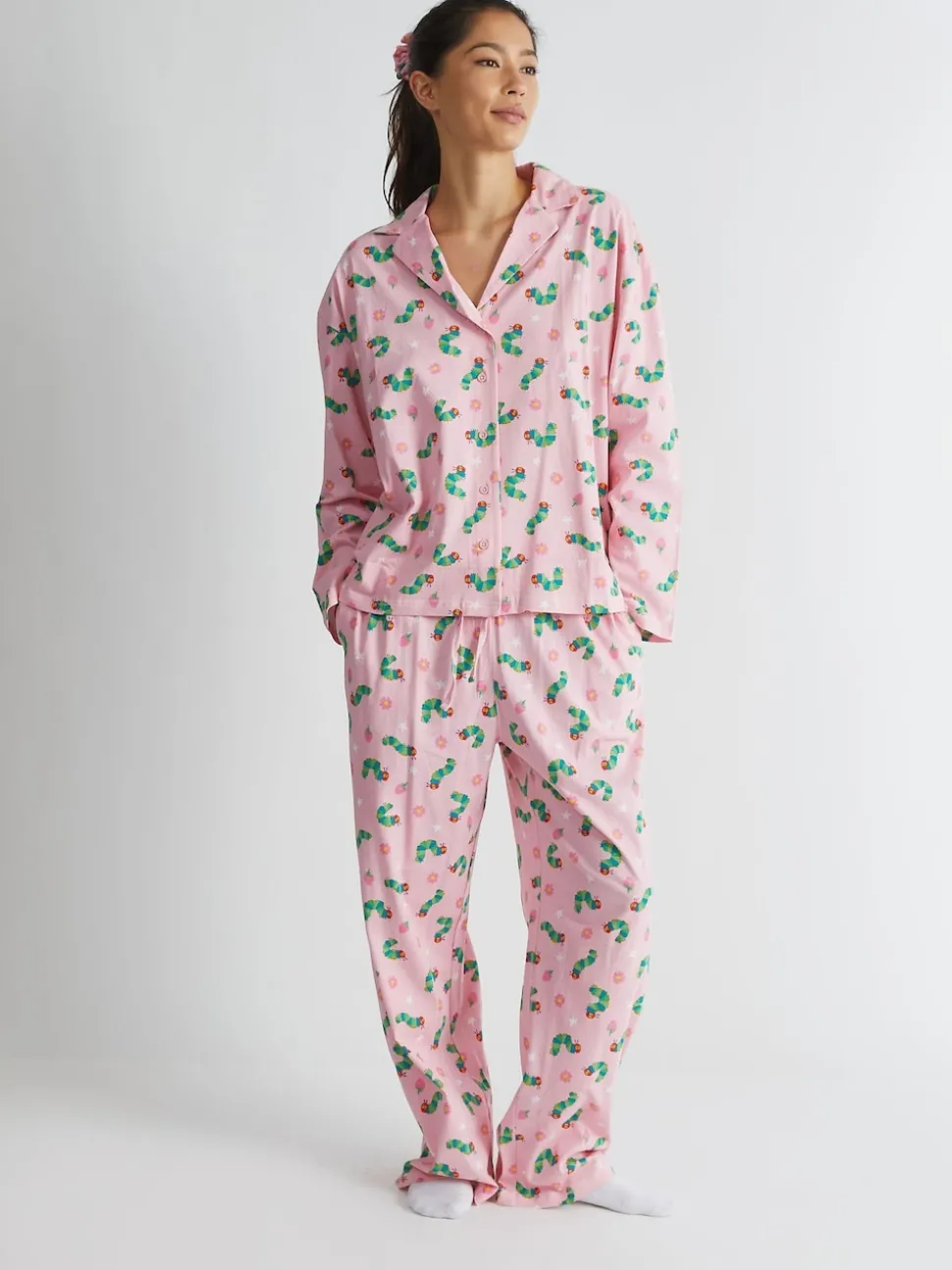 Skinnydip The Very Hungry Caterpillar x Skinnydip Pyjama Set in Pink