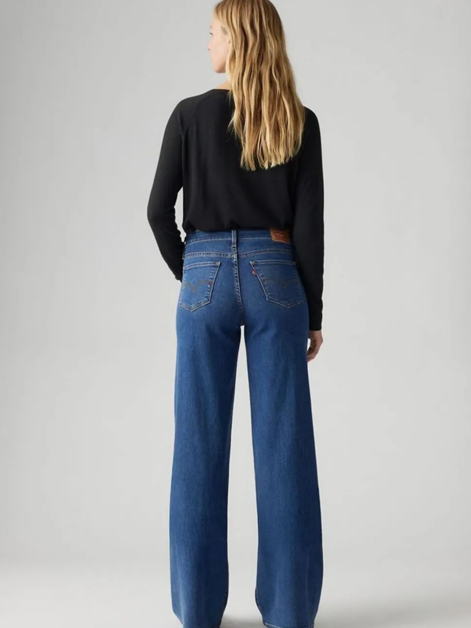 Slim meisje - Levi's® 318 Shaping jeans met wijde pijpen