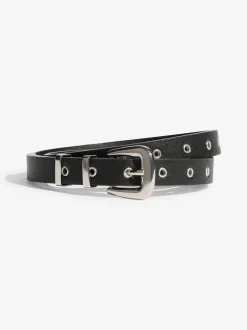 Snake Print, Burgandy and Black - Friends Like These Belts 3 Pack