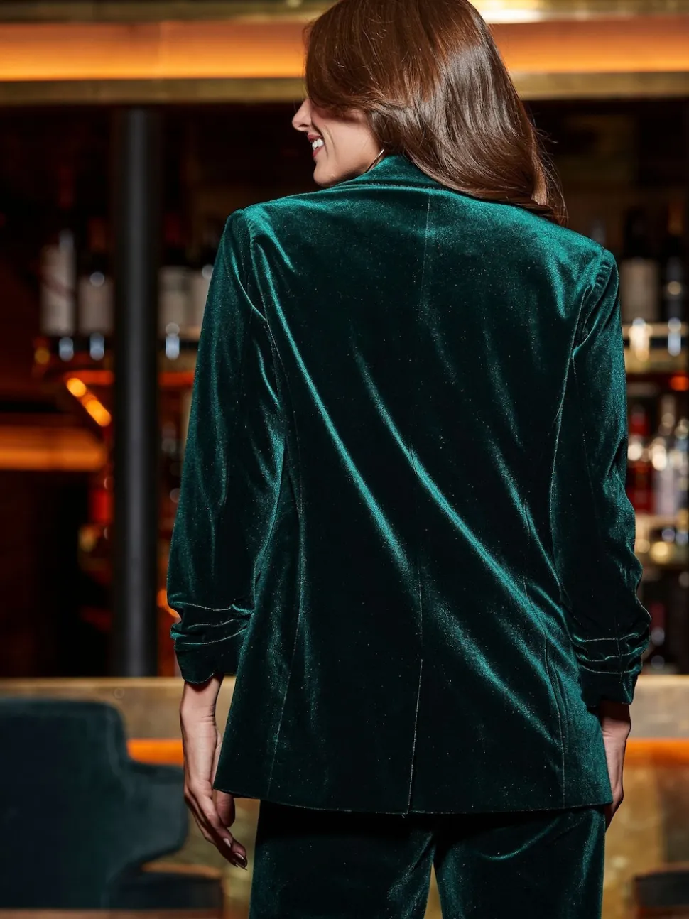Sosandar Luxe Velvet Blazer