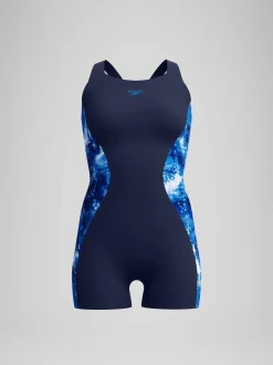Speedo badpak met digitale print en pijpen