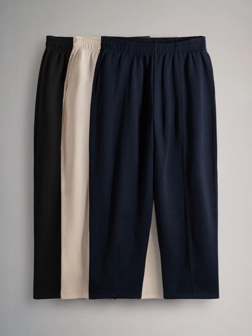 The Set 3 Pack Barrel Leg Joggers