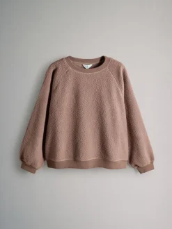 The Set 3 Pack Cosy Borg Crew Neck Fleeces