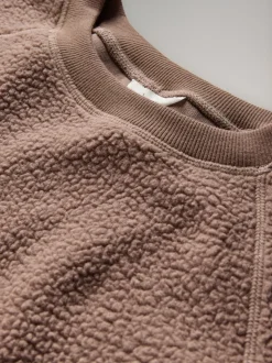 The Set 3 Pack Cosy Borg Crew Neck Fleeces