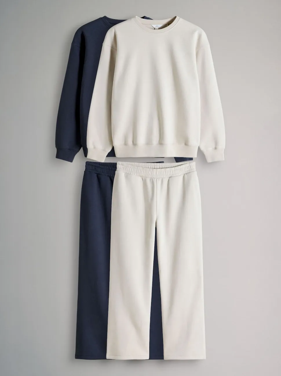 The Set 4 Pack Crew Neck Sweat and Wide Leg Joggers