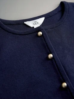 The Set 2 Pack Knitted Gold Button Vests