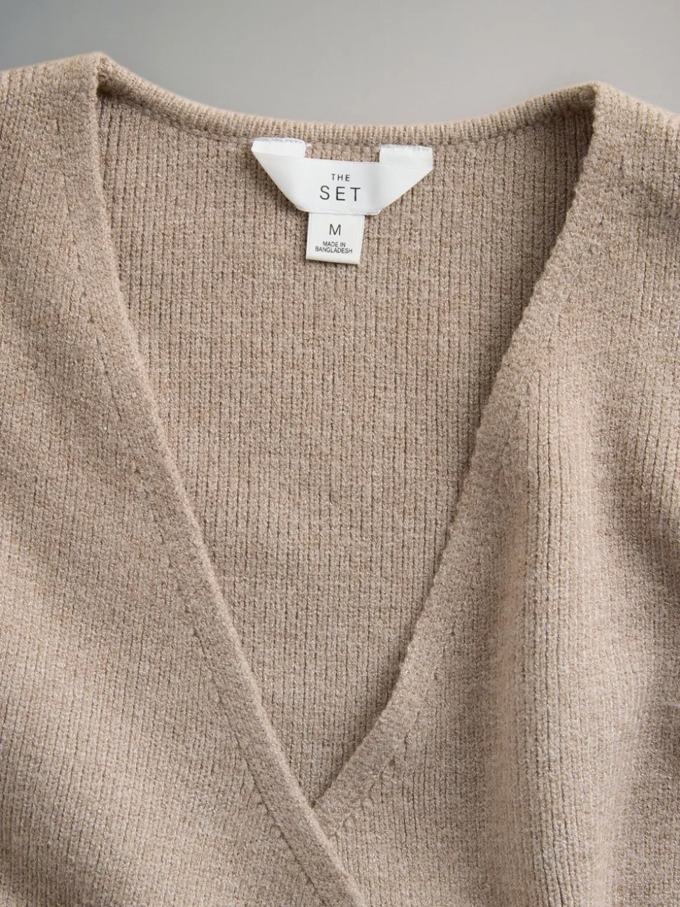 The Set 2 Pack Knitted Gold Button Ribbed Waistcoat