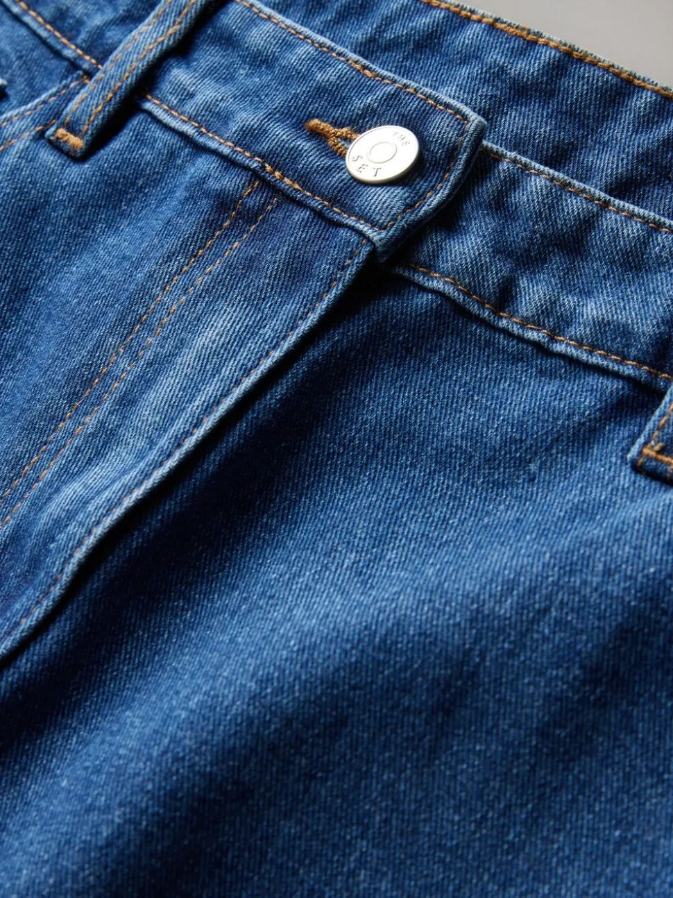The Set 2 Pack Low Rise Wide Leg Denim Jeans