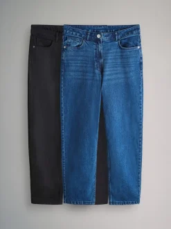 The Set 2 Pack Mom Jeans