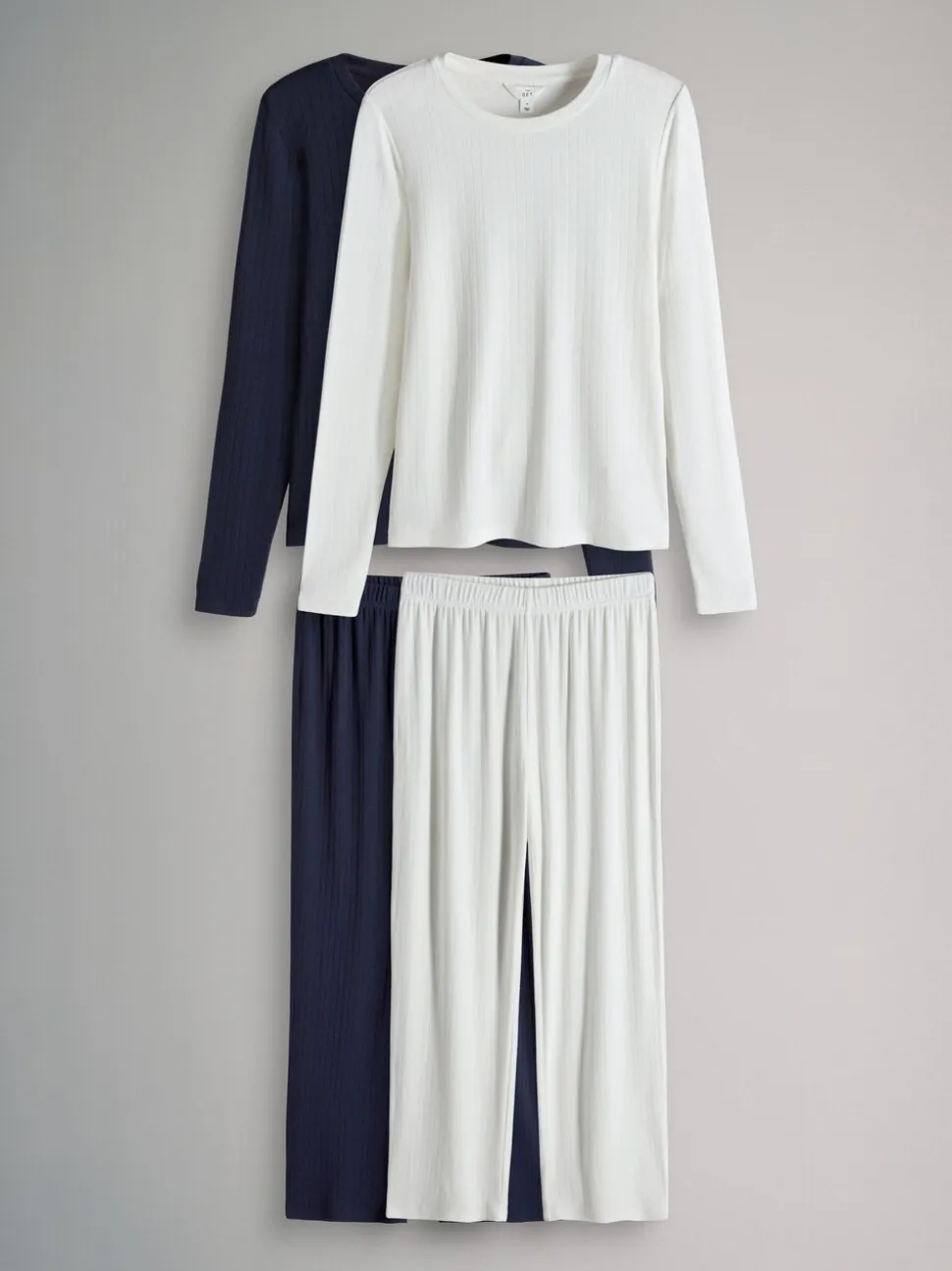 The Set 2 Pack Pointelle Pyjamas
