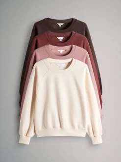 The Set 4 Pack Raglan Sweat Tops