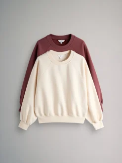 The Set 2 Pack Raglan Sweat Tops
