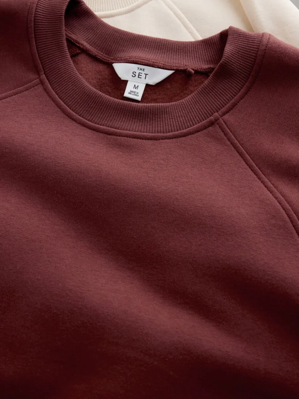 The Set 2 Pack Raglan Sweat Tops