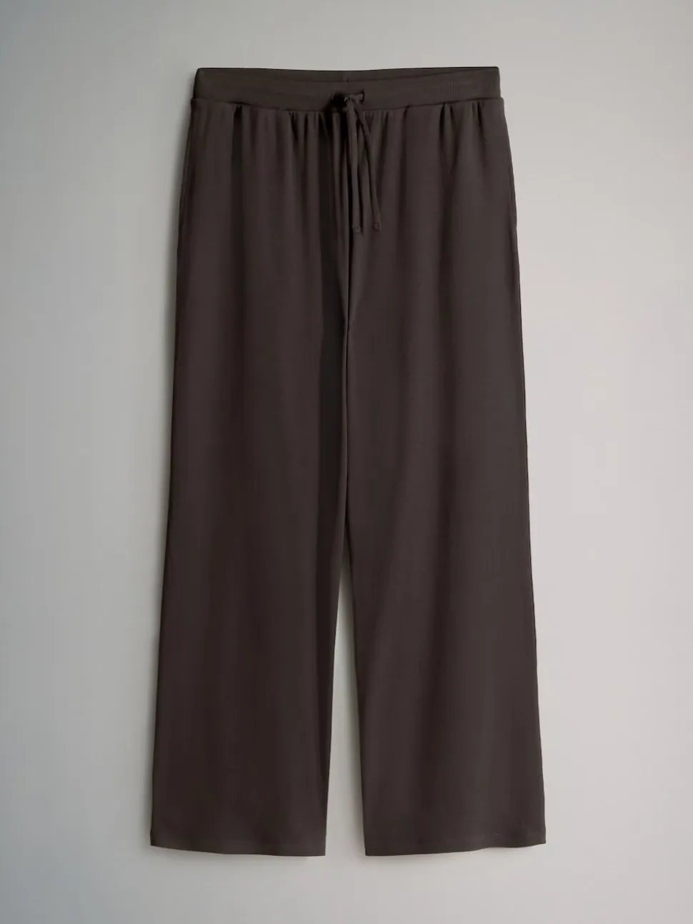 The Set 2 Pack Ribbed Jersey Wide Leg Trouser