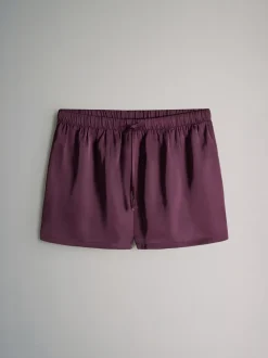 The Set 2 Pack Satin Pyjamas Shorts