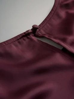 The Set 2 Pack Satin Shortsleeve Tops