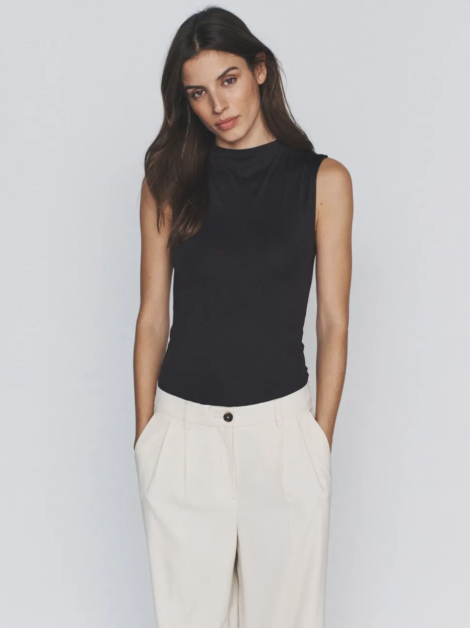 The Set 3 Pack Soft Touch High Neck Tops