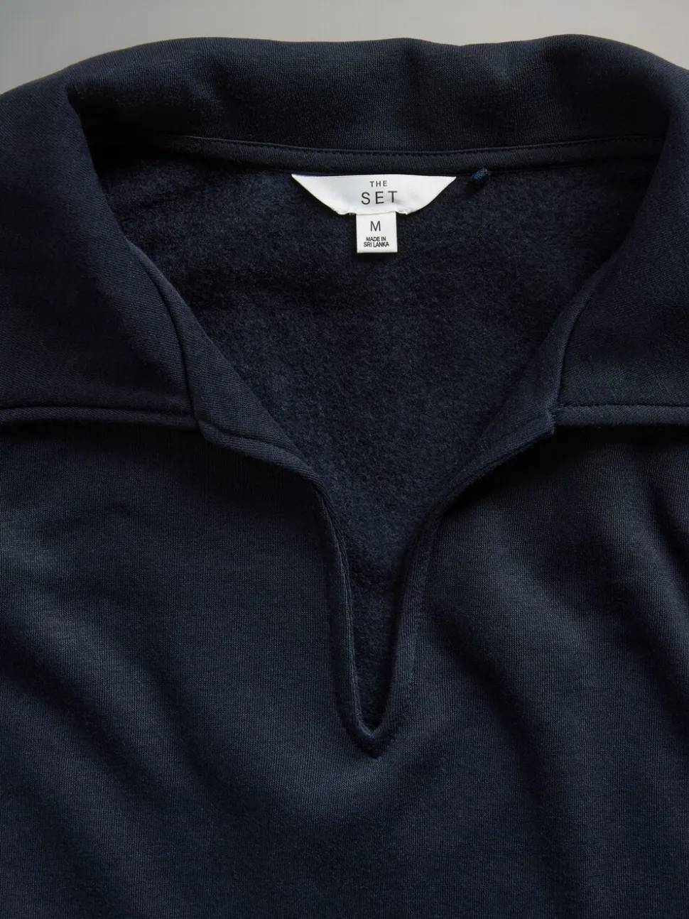 The Set 2 Pack Trophy Neck Long Sleeve Sweat Tops