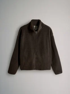 The Set 2 Pack Zip Through Borg Fleeces