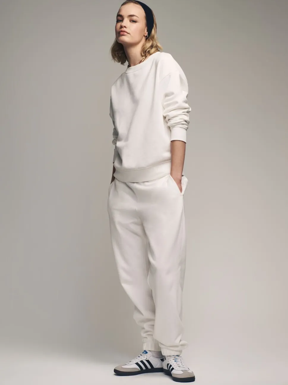 The Set set van 2 sweatshirts met ronde hals