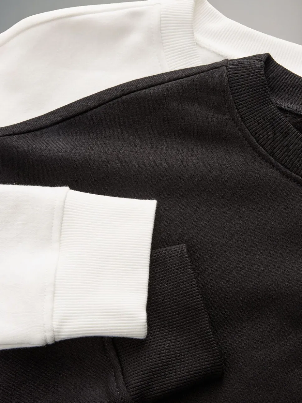 The Set set van 2 sweatshirts met ronde hals